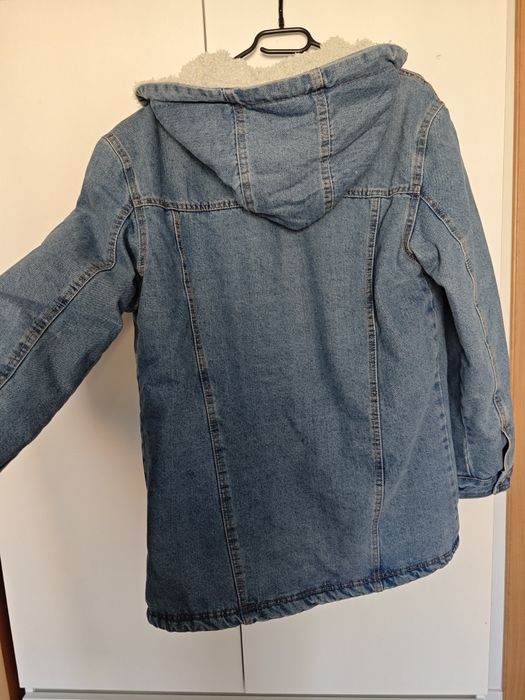Kurtka jeansowa z barankiem