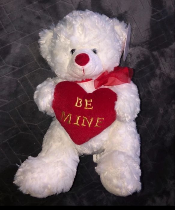Nowy z metką miś pluszak serduszko prezent walentynki
