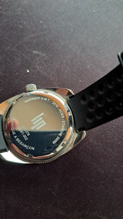 Lip Marinier GMT, ( Diver + GMT) 200 m, Szafir