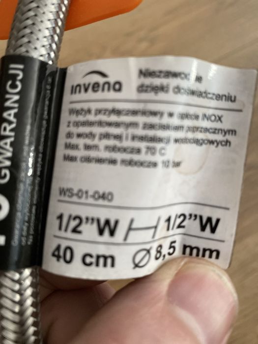 Weężyk przylaczeniowy 1/2’’’ 40 cm