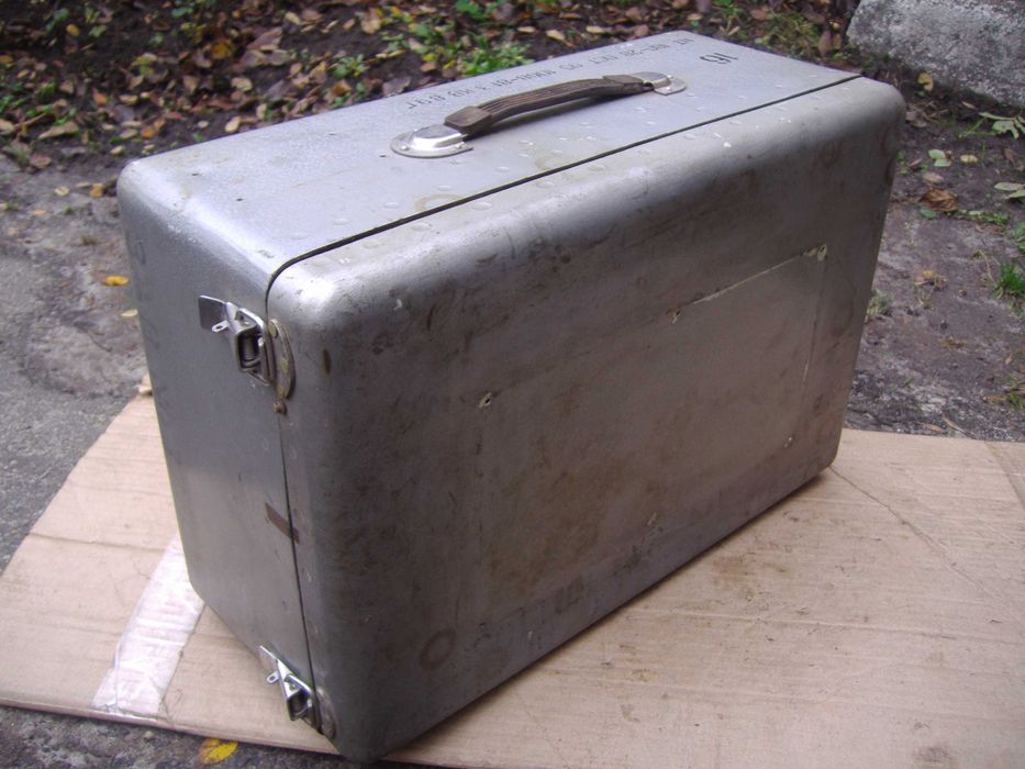 Ящик алюминиевый Кейс (пыле/влаго защищенный) качество СССР 50/34/22см
