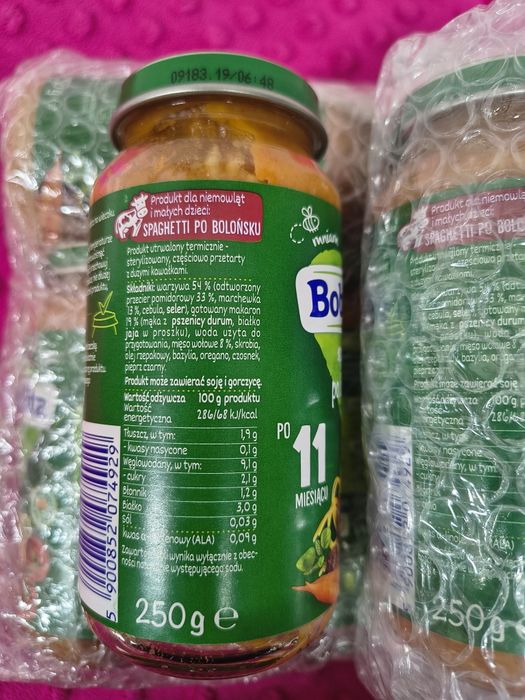 Bobovita spaghetti po bolońsku 8x250g