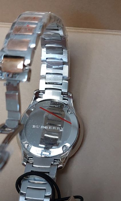 Zegarek BURBERRY szwajcarski klasyczny dwukolorowy damski