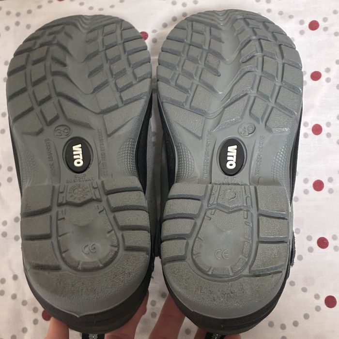 Sapatos de segurança Vito Preto/Cinza
