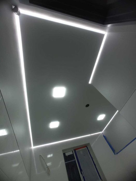 Быстрый монтаж натяжных потолков за 1 день