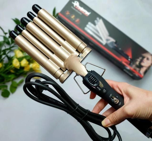 Плойка-щипці для укладання волосся Gemei GM-2933