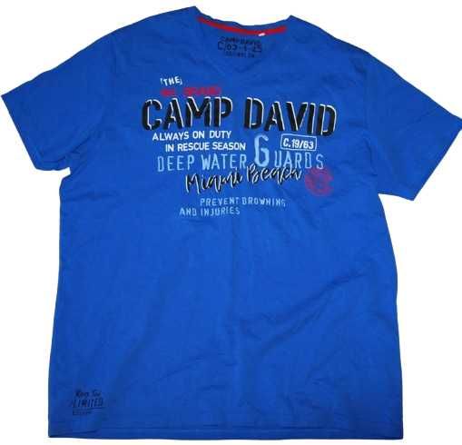 CAMP DAVID XXXL t-shirt męski jak nowy bawełna