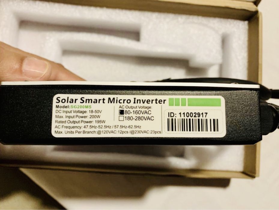 Smart Inverter Wi-Fi para painéis solares SG700MD