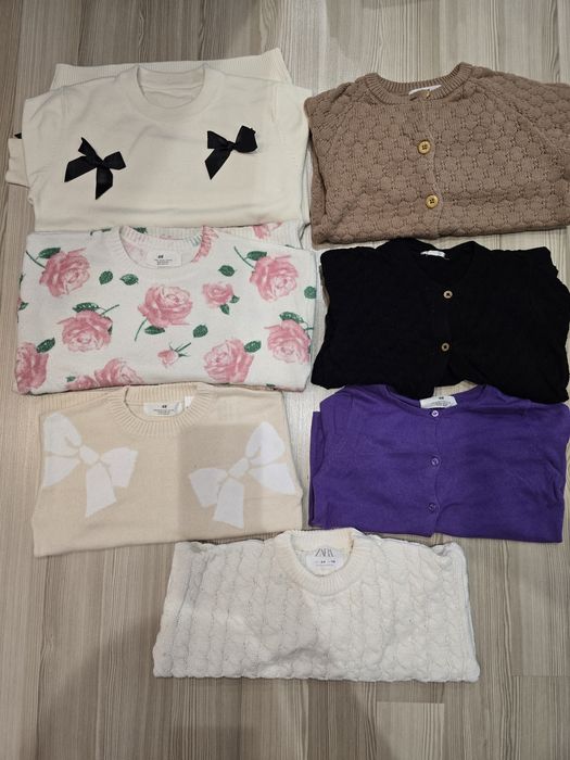 Paczka dla dziewczynki NOWAkolekcja NEXT ZARA NEWBIE MANGO 128/134/140