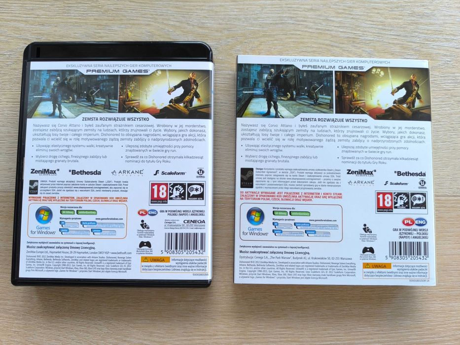 Dishonored [PC] (POLSKA WERSJA) Wydanie Premium Games - BOX