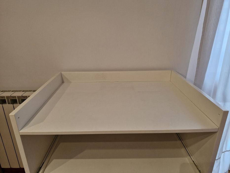Cómoda Trocador de fraldas com gavetas, branco ikea Myllra 85×79×97