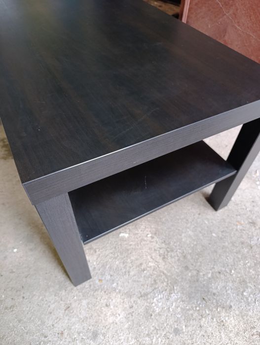 Stolik kawowy IKEA Lack wenge z półką