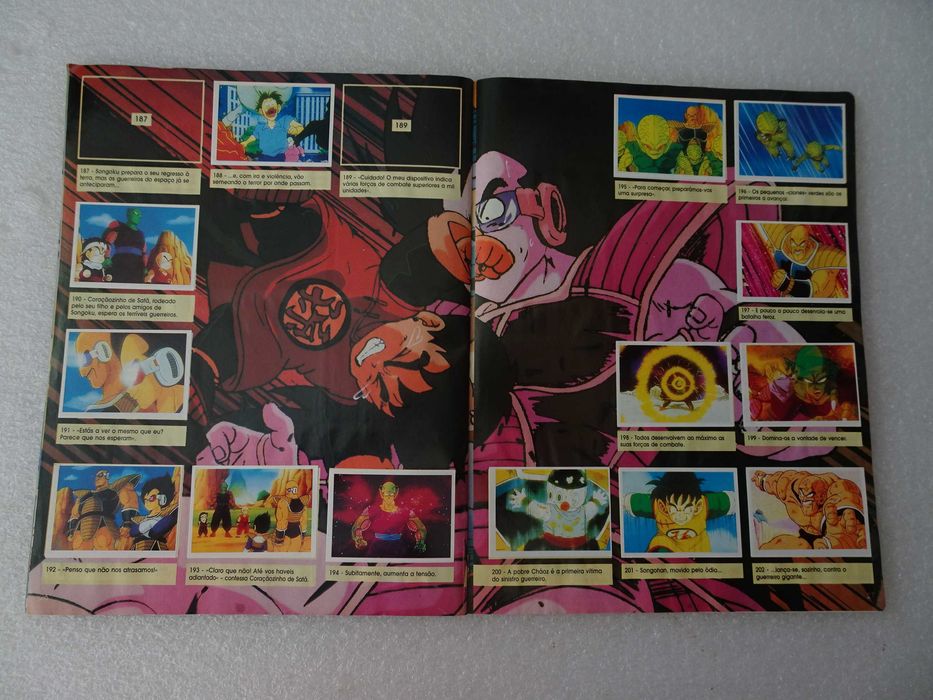 Caderneta Dragonball - Panini (faltam 69 cromos)