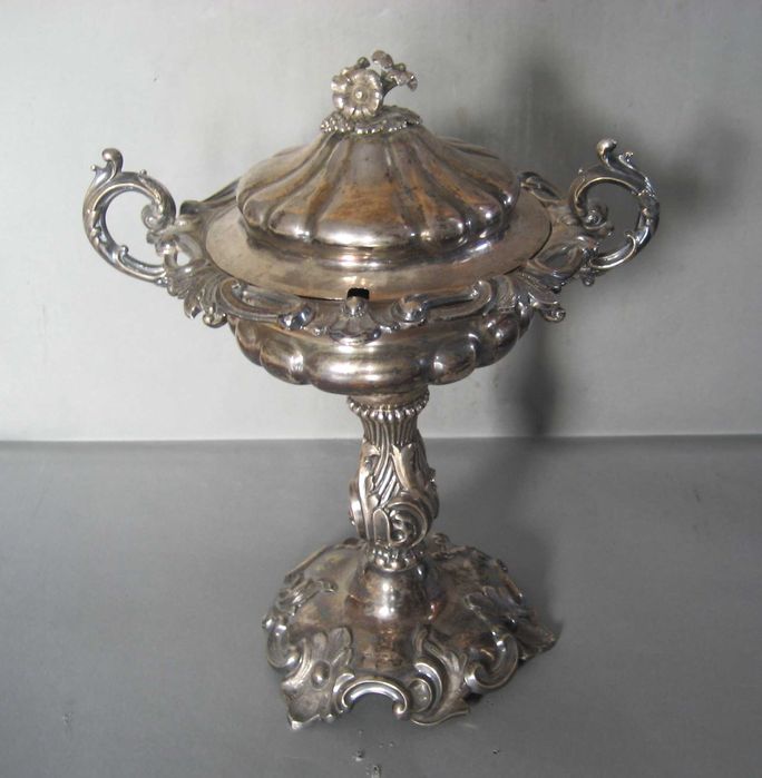 Cukiertnica Srebrna XIX w .  Szwecja , R5 1871 r. Waga 568 gr.