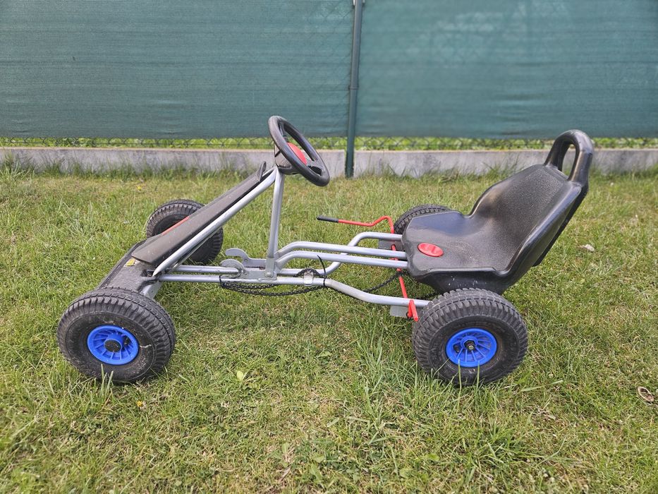 Gokart na pedały pompowane koła