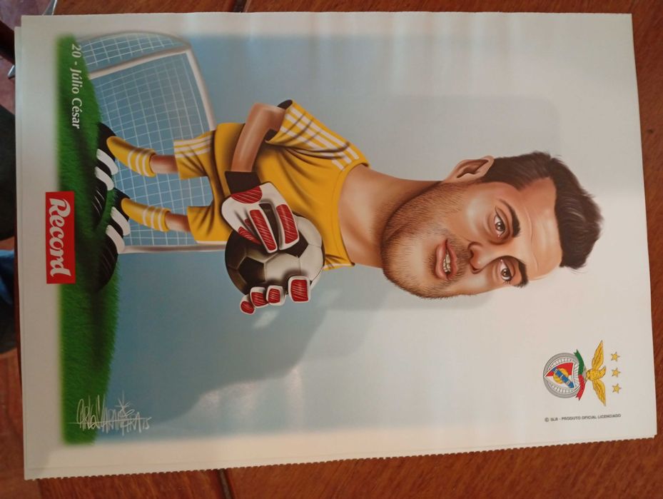 Álbum caricaturas do Benfica
