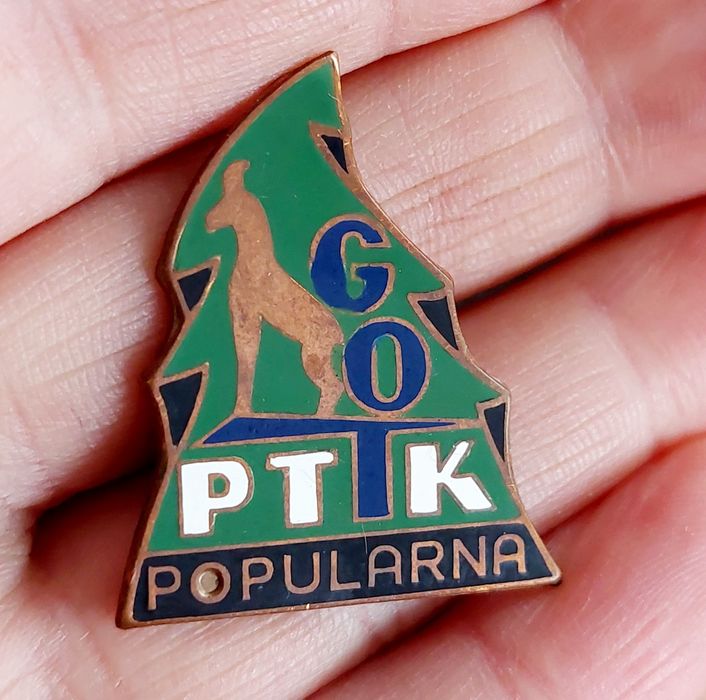 Odznaka GOT pttk. Popularna.