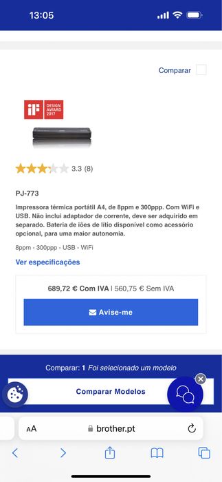 Inpressora termica Tattoo