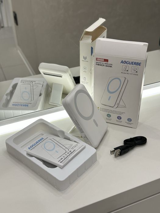 Magsafe Power bank 10000 mah беспроводной повербанк Podoru бездротовий