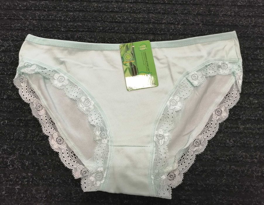 Figi Damskie Bambusowe
w rozmiarze L/XL zielony