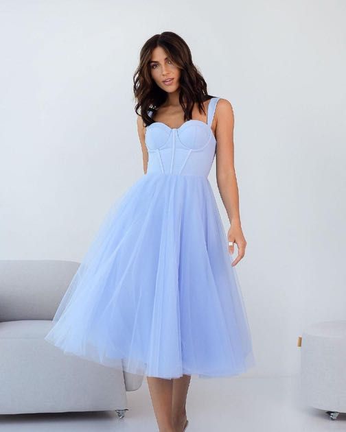 Вечірня/випускна сукня ніжно-блакитного кольору XS-S