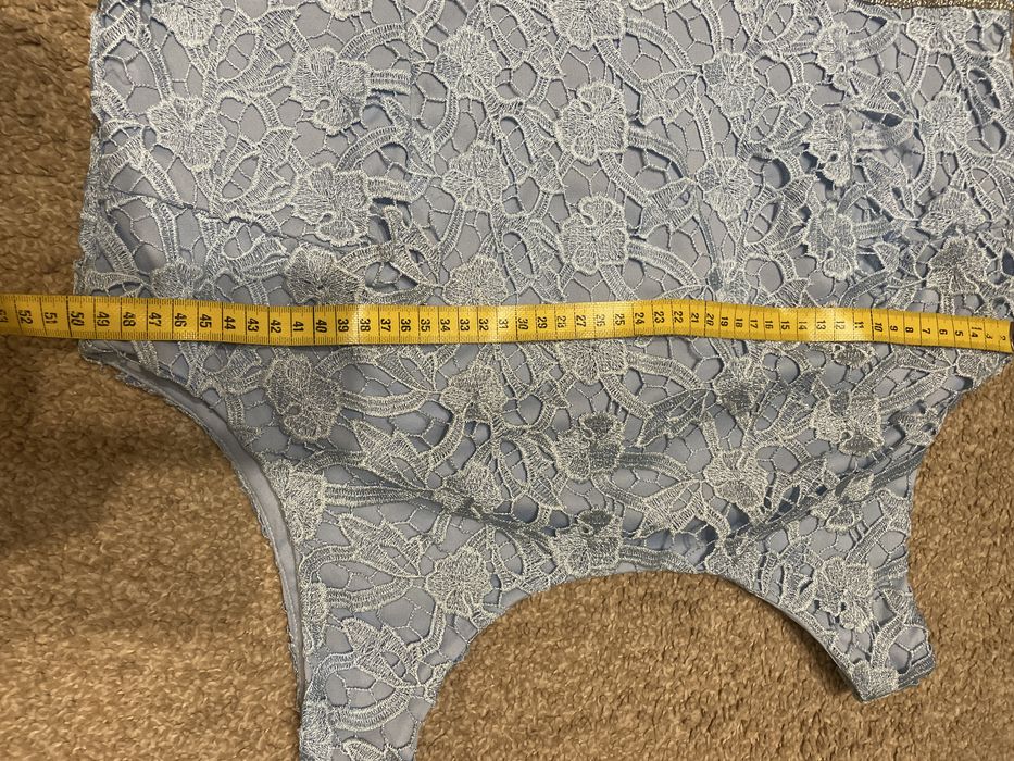 Sukienka długa błękitna