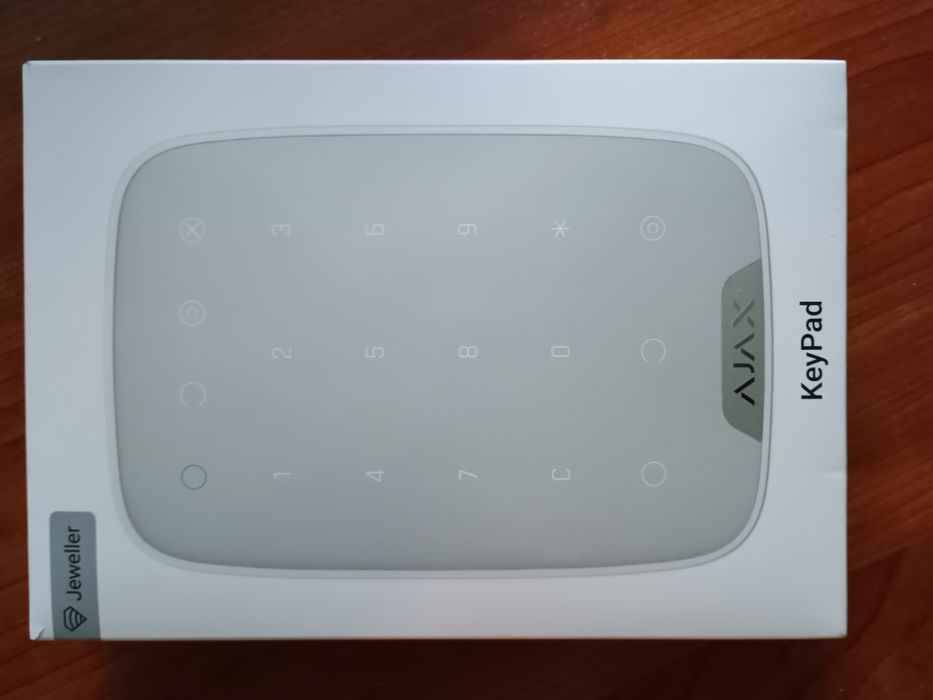 Бездротова сенсорна клавіатура Ajax Keypad white