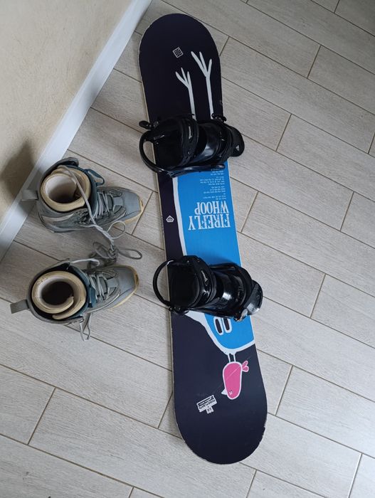 Сноуборд та чоботи  BURTON SNOWBOARD BOOTS 38.5 (шолом в подарунок)