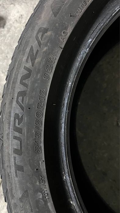 Комплект літньої гуми 215/50/18 Bridrestone