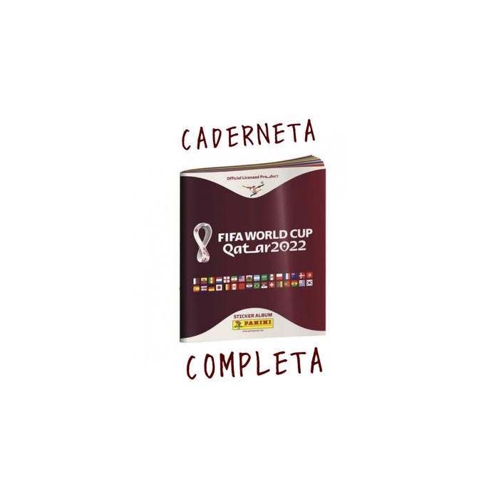 Caderneta Qatar 2022 Completa