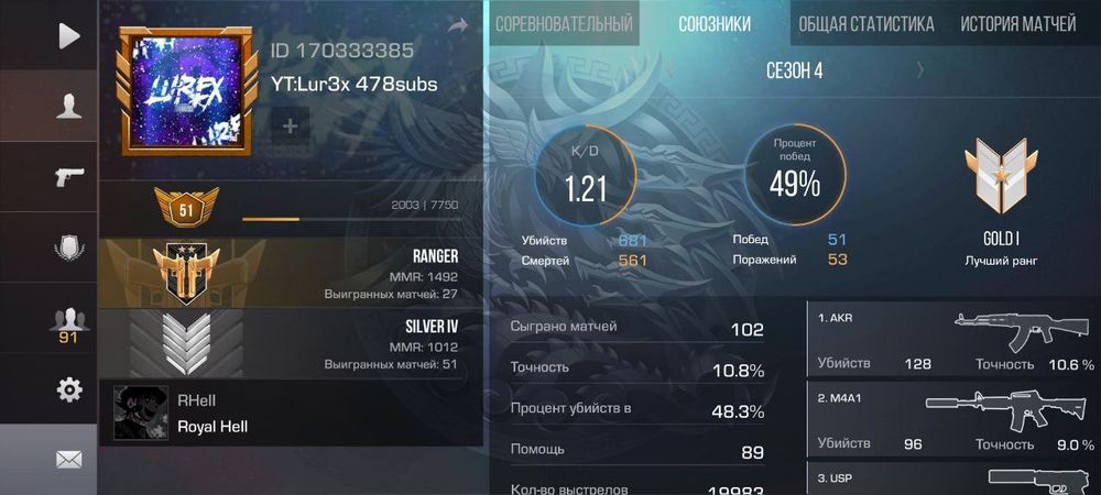 Продам аккаунт в стандоф2 , швидко