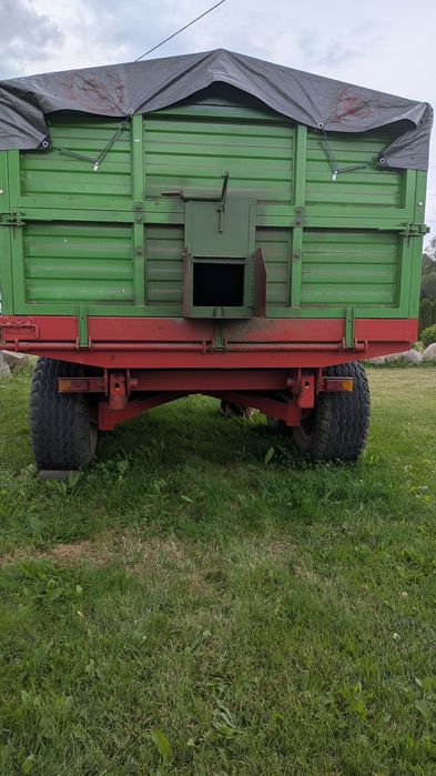 Przyczepa tandem 8t podwójne borty, zamiana.