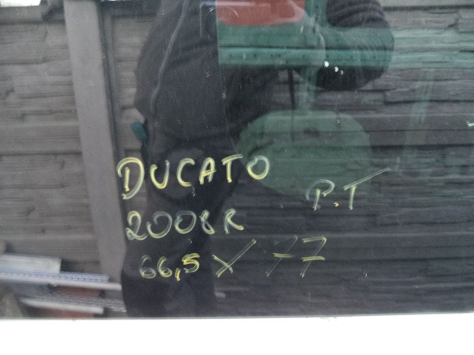 Szyba boczna prawa oryginał Ducato Boxer Jumper 2008R