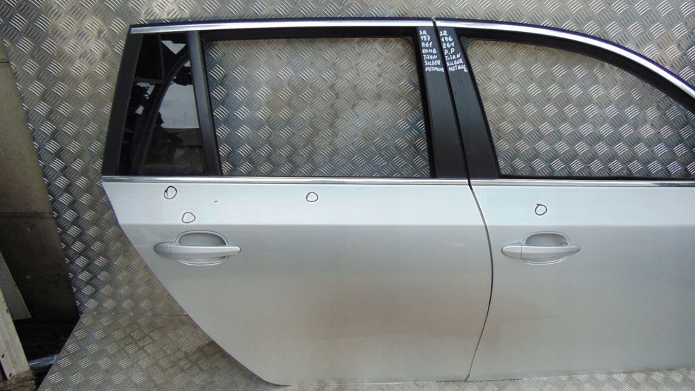 drzwi prawy lewy tył tylne bmw e61 titansilber