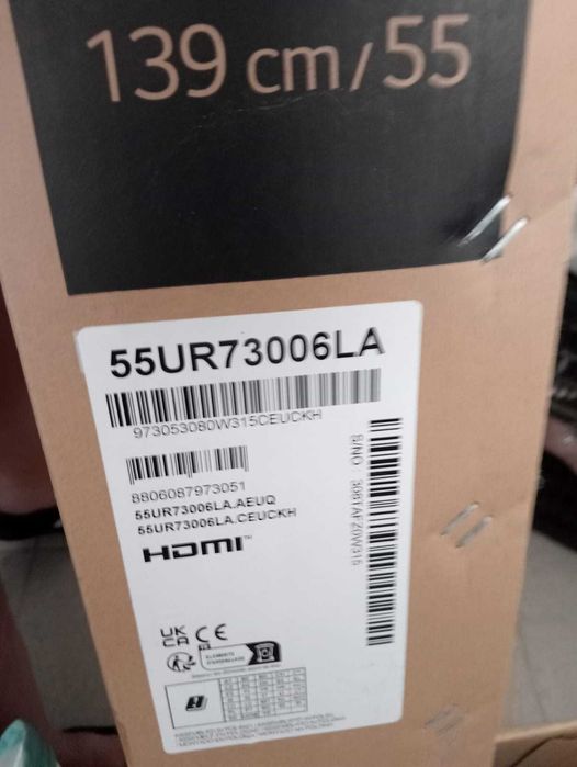 TV LG de 55 polegadas na diagonal