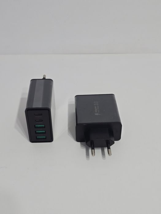 2 sztuki x Ładowarka ścienna USB 3.0, 50W 5-portowe 2USB C+3USB A