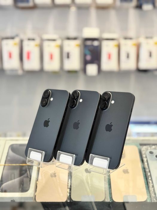 NOWY iPhone 16 Black 256 GB • 100% BATERIA • czarny • GWARANCJA •