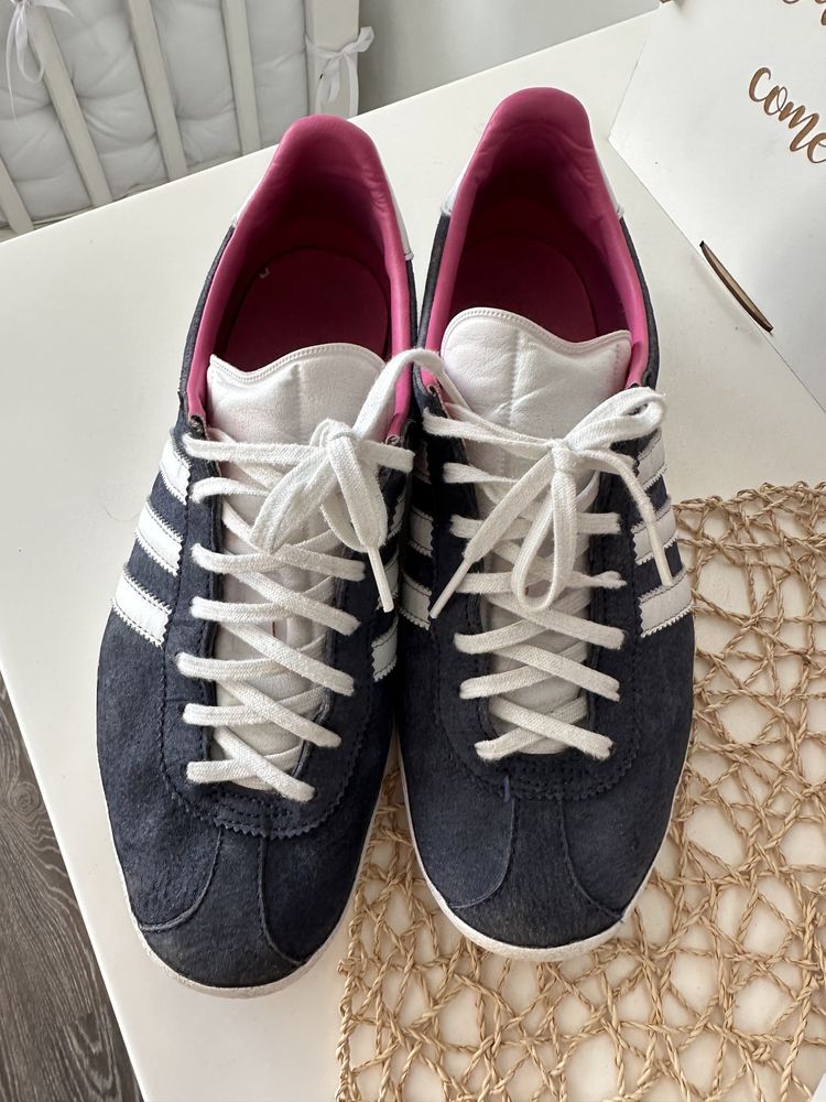 Adidas gazelle bleu navy sales