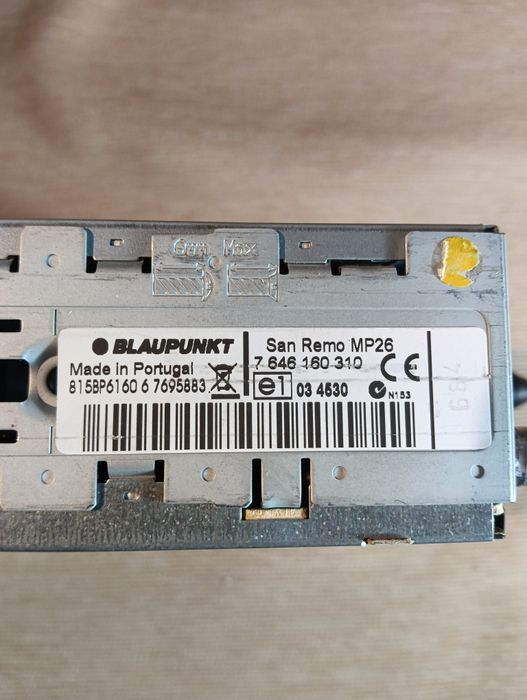 Auto radio Blaupunkt San Remo MP26 CD/MP3