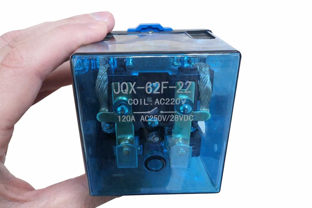 Реле 120A DIN JQX-62F-2Z AC220V для АВР інвертора генератора