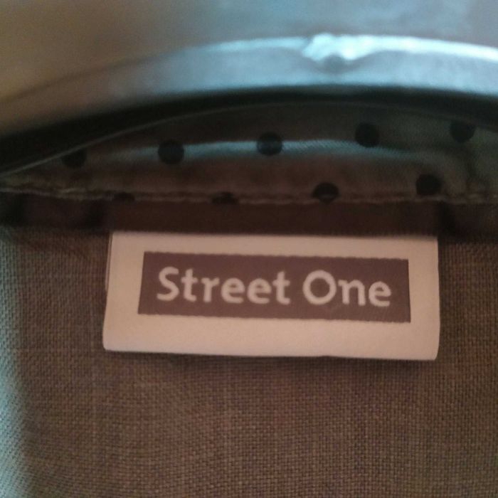 Sukienka szmizjerka khaki 100% len Street One