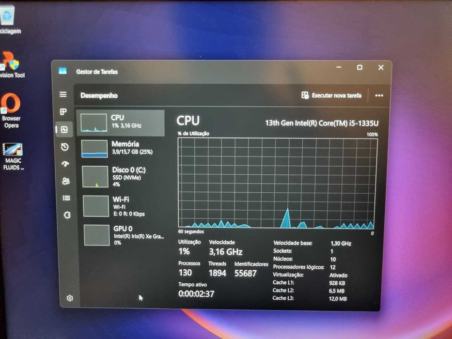 Samsung Galaxy Book4 i5‑1335U até 4,6GHZ - 16GB - NVMe 512GB - 15.6"