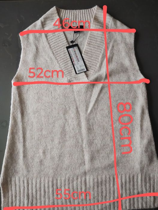 Bezrękawnik kamizelka damska