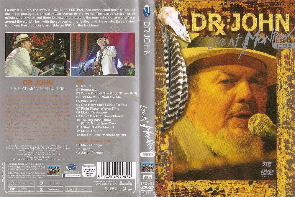 DR JOHN - Live At Montreux 1995 / DVD