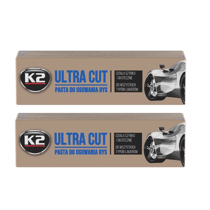 2 x K2 Ultra Cut pasta do usuwania rys 100 g K002