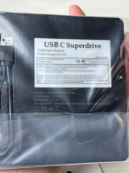 BUNUD External CD DVD Drive CT10 — багатофункціональний зовнішній оптичний привід «5 в 1»