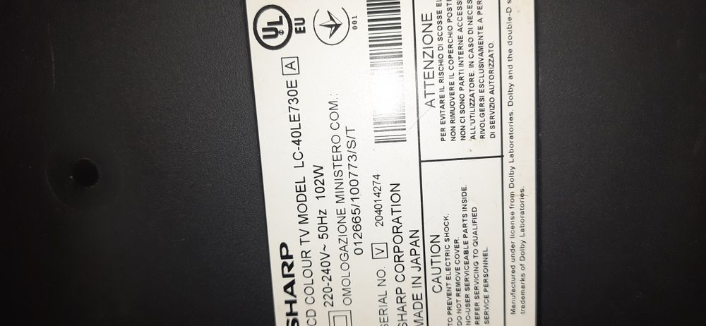 Панель (матрица) Sharp LK400d3lb43