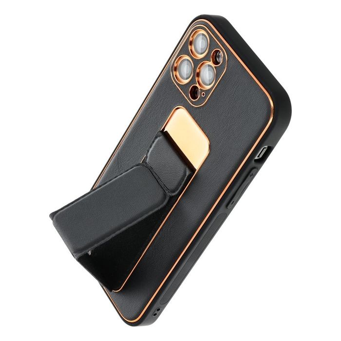 Etui Leather Kickstand do Xiaomi Redmi 13c Black