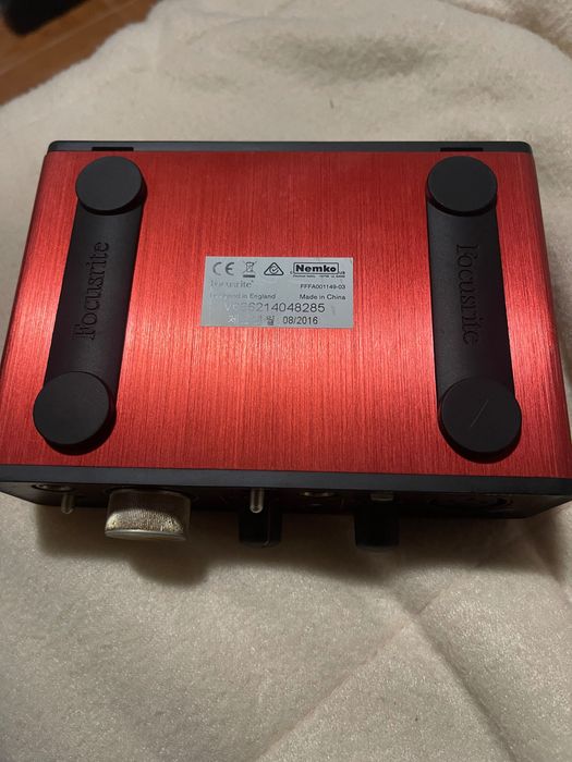 Interface de Áudio Focusrite Scarlett Solo 2ª Geração