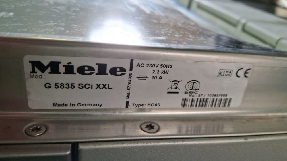 Zmywarka używana Miele G 5835 SCi XXL. Okazja! Wysyłka!